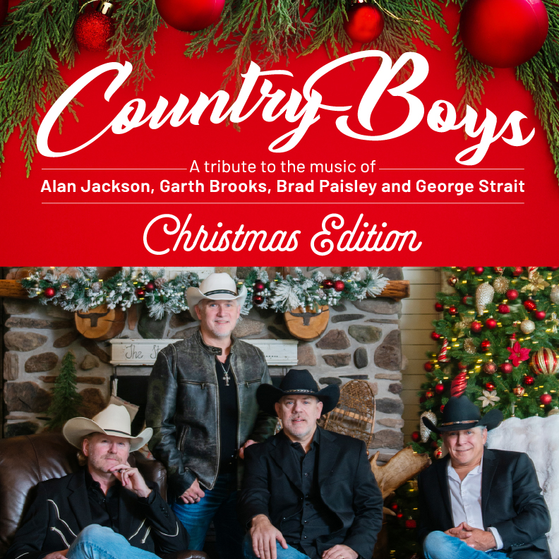 COUNTRY BOYS -Tribute to Alan Jackson, Garth Brooks, Brad Paisley & George Strait